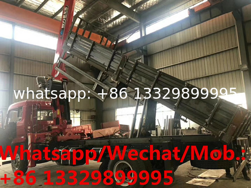 HOT SALE!  NEW dongfeng yuhu 180hp diesel 8tons telescopic crane boom mounted on truck, 8tons cargo truck with crane