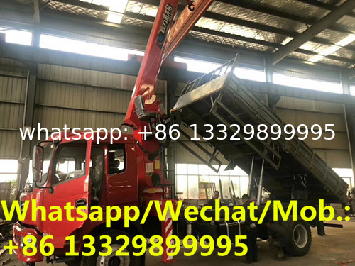 HOT SALE!  NEW dongfeng yuhu 180hp diesel 8tons telescopic crane boom mounted on truck, 8tons cargo truck with crane