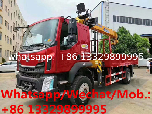 Liuqi 4*2 LHD 200hp 10tons telescopic crane boom mounted on truck for sale, HOT SALE! 10T XCMG telesopic boom on truck