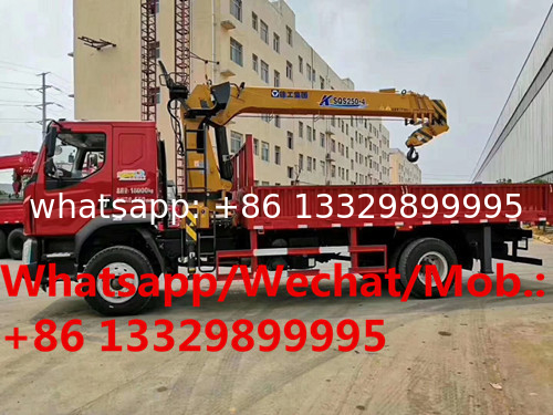 Liuqi 4*2 LHD 200hp 10tons telescopic crane boom mounted on truck for sale, HOT SALE! 10T XCMG telesopic boom on truck