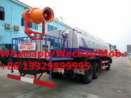 HOT SALE! Dongfeng 6*4 LHD 20CBM water tanker truck with 50m/60m/80m/100m/120m mist cannon for dust suppression,