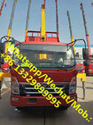Customized SINO TRUK HOMAN 4*2 130hp Euro 5 4tons dump truck with crane for sale, tipper truck with telescopic boom
