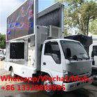 HOT SALE!  high quality and competitive price ISUZU P6 mobile LED advertising truck, ISUZU LED screen car for sale