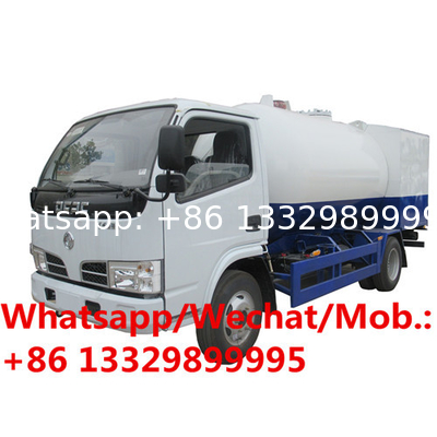 New dongfeng 5000L propane delivery 5cbm lpg filling mini mobile gas refueling truck for domestic gas cylinders for sale