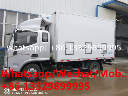 HOT SALE! FOTON 110hp diesel 4.08m length 15000-20000 day old chicks transported truck, live baby poultry ducks vehicle