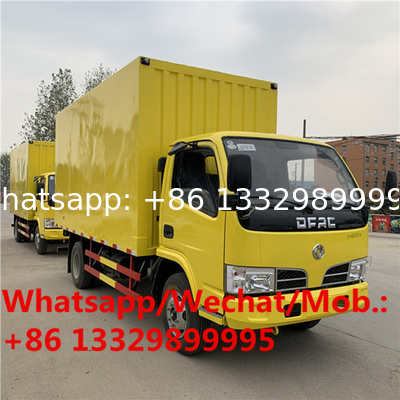 HOT SALE! high quality and good price diesel dongfeng 3T-5T VAN BOX BODY TRUCK, cargo van transported vehicle