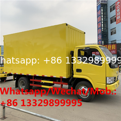 HOT SALE! high quality and good price diesel dongfeng 3T-5T VAN BOX BODY TRUCK, cargo van transported vehicle