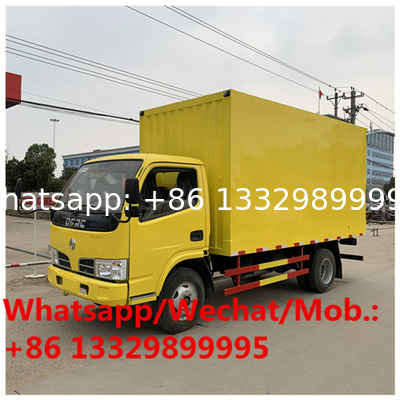 HOT SALE! high quality and good price diesel dongfeng 3T-5T VAN BOX BODY TRUCK, cargo van transported vehicle