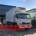 Customized SINO TRUK HOWO 10T refrigerated van truck for sale, best price HOWO reefer van truck for sale