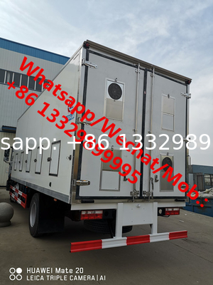 bigger best price Factory sale day old chick transported van vehicle, 40,000 baby chick/ducks delivery truck for sale
