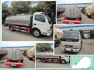 factory sale best price dongfeng 8,000L milk truck for sale, hot sale stainless steel food grade liquid tank truck
