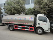 factory sale best price dongfeng 8,000L milk truck for sale, hot sale stainless steel food grade liquid tank truck