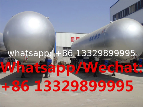 HOT SALE! 60,000Liters road transported lpg gas tanker for sale, Wholesale price 30tons lpg gas tanker semitrailer
