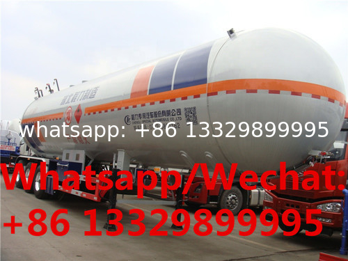 HOT SALE! 60,000Liters road transported lpg gas tanker for sale, Wholesale price 30tons lpg gas tanker semitrailer