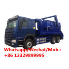HOT SALE! SINO TRUK HOWO 10CBM skid loader garbage truck for sale, best price swing arm garbage vehicle for sale