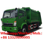 HOT SALE! CLW brand SINO TRUK HOWO 5CBM garbage compactor truck, customized CLW refuse garbage trucks for sale
