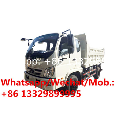 new cheaper price foton brand diesel 3-4tons dump tipper truck for sale,foton stone and coal transported tipper truck