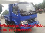 new cheaper price foton brand diesel 3-4tons dump tipper truck for sale,foton stone and coal transported tipper truck