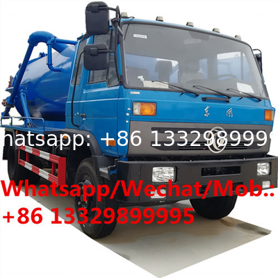 cheaper price customized CLW 190hp diesel 12cbm vacuum tanker truck for sale, HOT SALE! better sewage suctiion truck