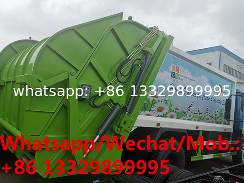 cheaper price Dongfeng 190hp diesel 12cbm 10tons garbage compactor truck for sale, compacted garbage truck for sale