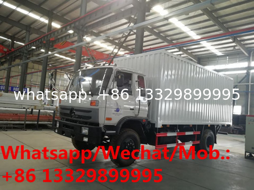factory sale Euro3 diesel 6 wheel cheapest dongfeng cargo trucks 10 ton to 12t, best price van cargo truck for sale
