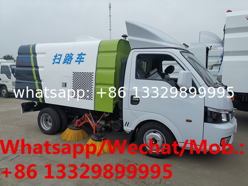 new best price dongfeng mini gasoline engine road sweeping vehicle for sale,whole sale street sweeping vehicle for sale