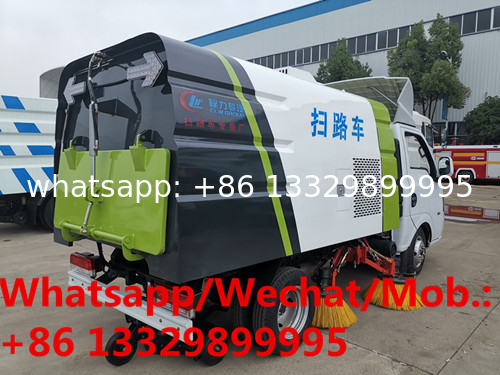 new best price dongfeng mini gasoline engine road sweeping vehicle for sale,whole sale street sweeping vehicle for sale