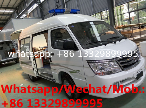 high quality jinbei ambulance car vehicle for sale, cheaper price hospital first aid ambulance vehicle for sale