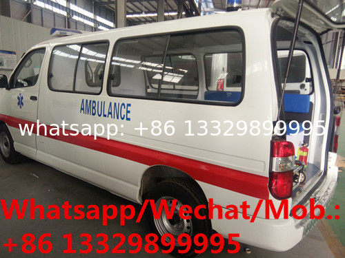 high quality jinbei ambulance car vehicle for sale, cheaper price hospital first aid ambulance vehicle for sale