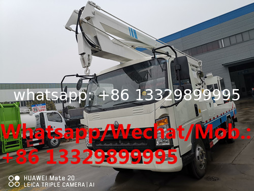 best price High Altitude Operation Truck/ Aerial work vehicles, HOT SALE! HOWO hydraulic bucket truck for sale,