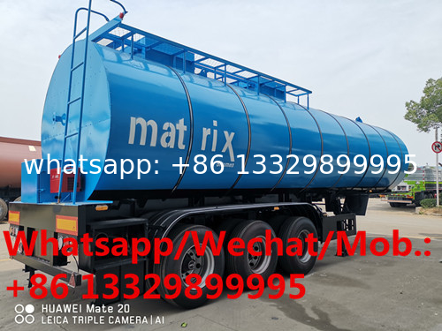 new cheaper price asphalt tanker transported semitrailer for sale, Wholesale good price bitumen tanker semitrailer