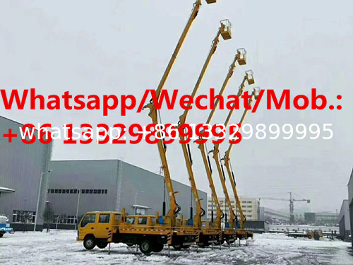 HOT SALE! ISUZU 10-14m hydraulic overhead working platform truck for sale, Best price high altitude operation truck