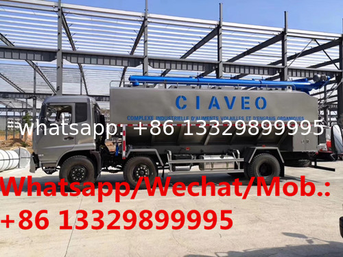 Customized Dongfeng new 30cbm 15tons animal feed transported vehicle for sale, HOT SALE! chick feed pellet tanker truck