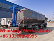 Customized Dongfeng new 30cbm 15tons animal feed transported vehicle for sale, HOT SALE! chick feed pellet tanker truck