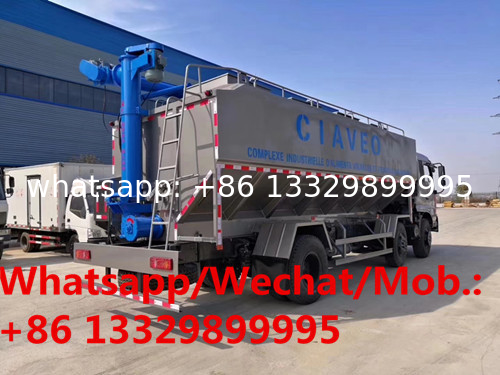 Customized Dongfeng new 30cbm 15tons animal feed transported vehicle for sale, HOT SALE! chick feed pellet tanker truck