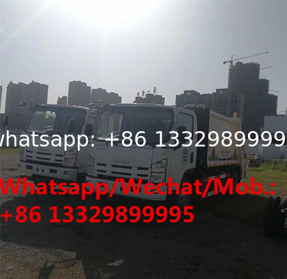 HOT SALE! ISUZU brand 700P diesel 8cbm garbage compactor truck, best price ISUZU refuse garbage truck for sale