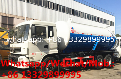 Hot Selling Dongfeng 6x4 18CBM Vacuum Sewage Suction Truck, High quality and best price vacuum tanker truck for sale