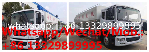 HOT SALE! NEW FACE DONGFENG D9 18cbm bulk feed transported vehicle for sale, 9tons farm-oriented feed pellet truck