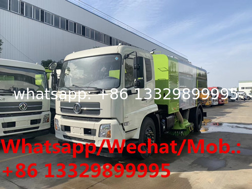 new dongfeng dry-type street sweeper for sale, best price new designed road sweeping truck for sale