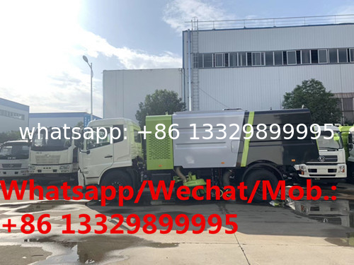 new dongfeng dry-type street sweeper for sale, best price new designed road sweeping truck for sale