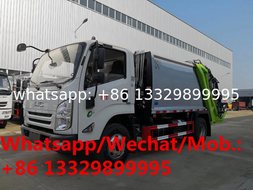 High quality JMC brand diesel 7cbm compacted garbage truck for sale, Hot sale! cheaper wastes collecting vehicle