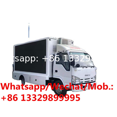 cheaper price ISUZU 4x2 Digital LED Advertising Truck for Sale, HOT SALE! good quality mobile outdoor LED screen truck