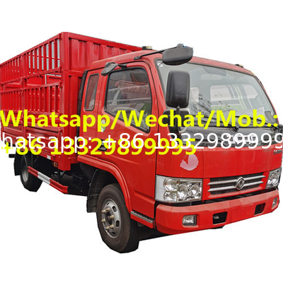 new best price dongfeng light duty 3tons cargo truck for sale, HOT SALE! High quality stake fence lorry truck