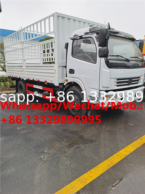 high quality and best price dongfeng diesel 7tons light duty stake fence lorry truck for sale,  cargo lorry truck