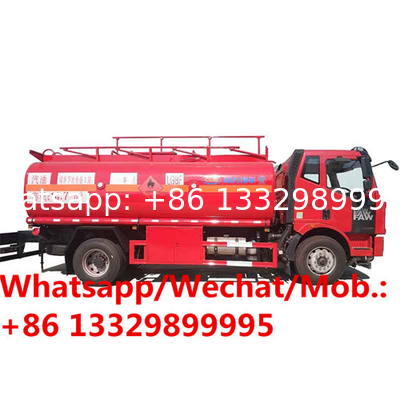 high quality and best price FAW 4*2 LHD diesel 15cbm bulk oil tanker truck for sale, fuel tanker transported vehicle
