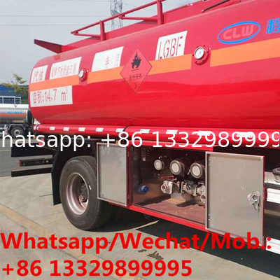 high quality and best price FAW 4*2 LHD diesel 15cbm bulk oil tanker truck for sale, fuel tanker transported vehicle