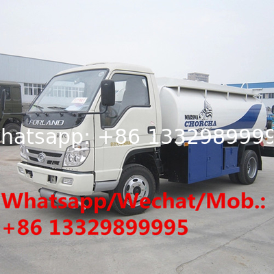 Best price foton diesel fuel refilling oil refuel mobile fuel dispenser tank truck for hot sale, bulk oil tanker truck