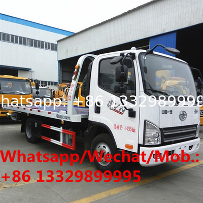 Factory sale good price FAW 6 wheels 3tons breakdown repair vehicle for sale, HOT SALE! wrecker towing truck