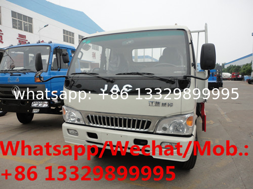 High quality China JAC 4x2 light loading cargo truck for sale, HOT SALE! best price JAC 5tons cargo van truck