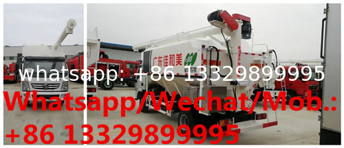 Customized factory sale Yuejin 15cbm bulk feed pellet transported vehicle for sale, Good price animal feed body on truck